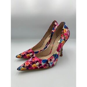 Guess Floral Print Stiletto Heels Pointed Toe Pumps Women Size 10M